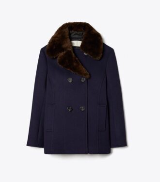 Flanel Peacoat