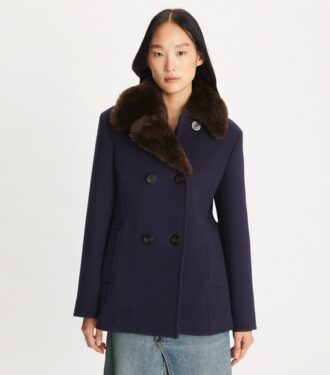 Flanel Peacoat
