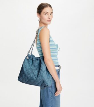 Fleming Yumuşak Denim Hobo Çanta