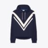 Fransız Havlu Kumaş Chevron Kapüşonlu Sweatshirt Fransız Havlu Kumaş Chevron Kapüşonlu Sweatshirt