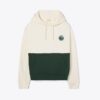 Fransız Havlu Kumaş Renk Bloklu Yürüyüş Kapüşonlu Sweatshirt Fransız Havlu Kumaş Renk Bloklu Yürüyüş Kapüşonlu Sweatshirt