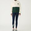 Fransız Havlu Kumaş Renk Bloklu Yürüyüş Kapüşonlu Sweatshirt Fransız Havlu Kumaş Renk Bloklu Yürüyüş Kapüşonlu Sweatshirt