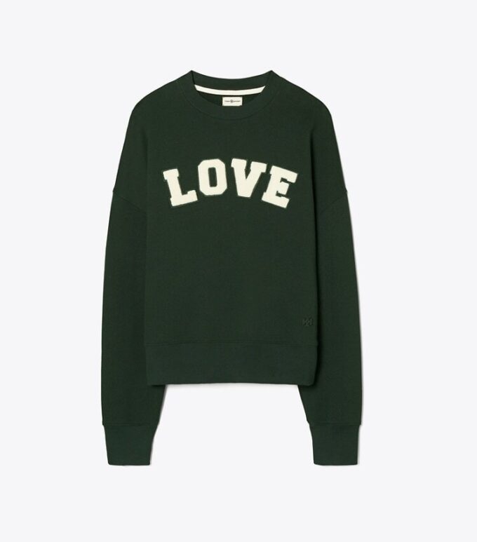 Fransız Terry Varsity Crewneck Fransız Terry Varsity Crewneck