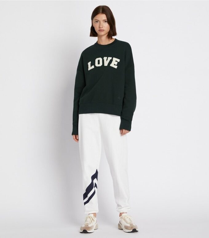 Fransız Terry Varsity Crewneck Fransız Terry Varsity Crewneck