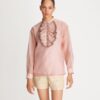Fırfırlı Ön Bluz Fırfırlı Ön Bluz