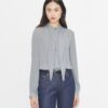 Georgette Fiyonklu Bluz