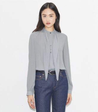 Georgette Fiyonklu Bluz