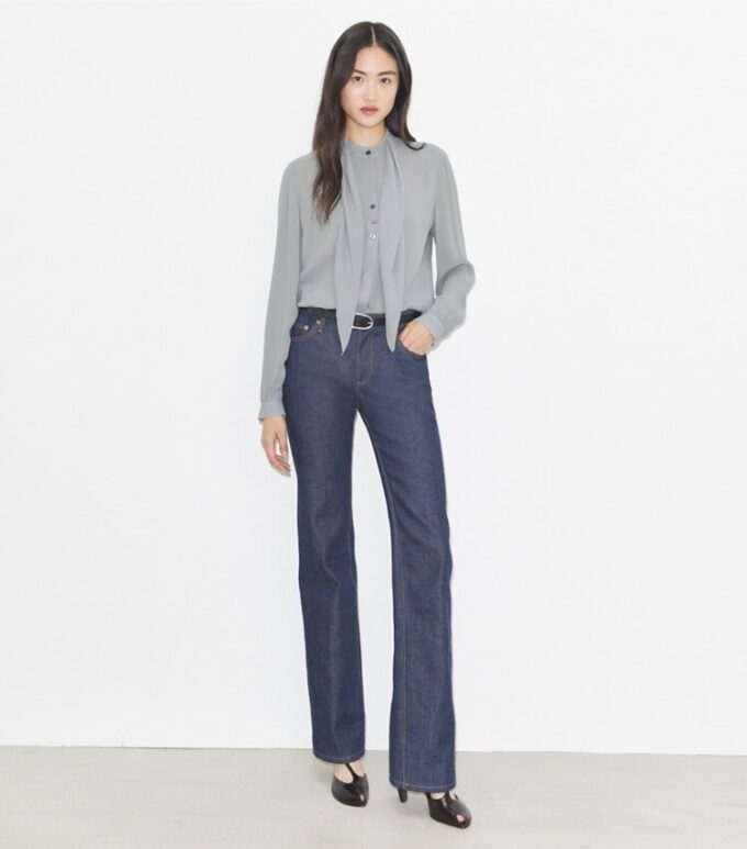 Georgette Fiyonklu Bluz