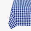 Gingham 70″ Kare Masa Örtüsü