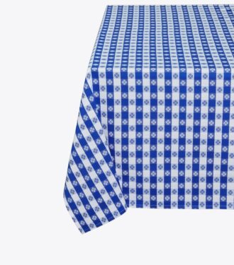 Gingham 70″ Kare Masa Örtüsü