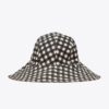 Gingham Çift Taraflı Kova Şapka Gingham Çift Taraflı Kova Şapka