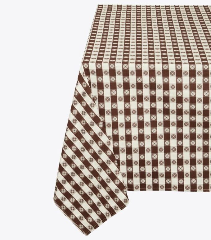 Gingham Masa Örtüsü, 120″ X 70″