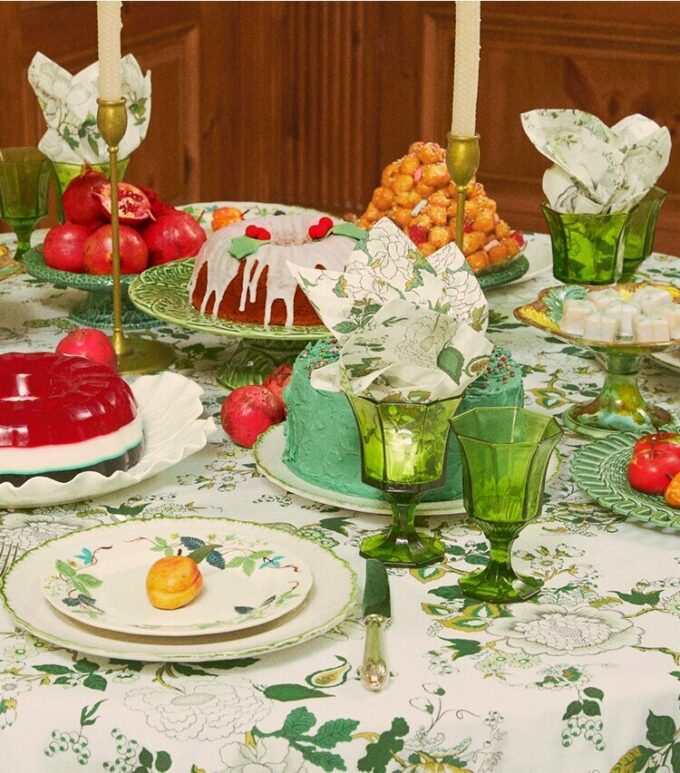 Happy Times Bouquet Yemek Peçetesi, 4’lü Set Happy Times Bouquet Yemek Peçetesi, 4’lü Set