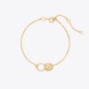 Icon Pavé Interlocking Chain Bracelet