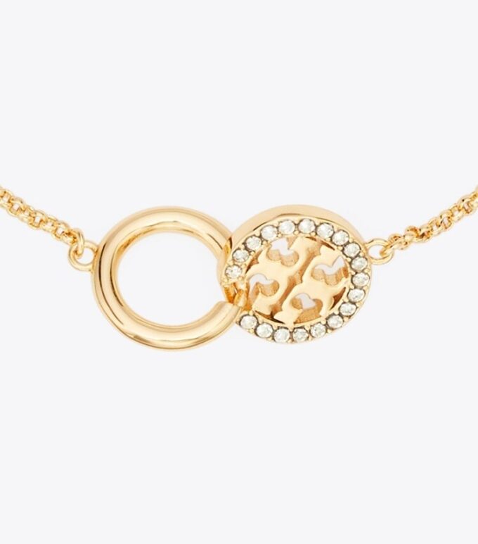 Icon Pavé Interlocking Chain Bracelet