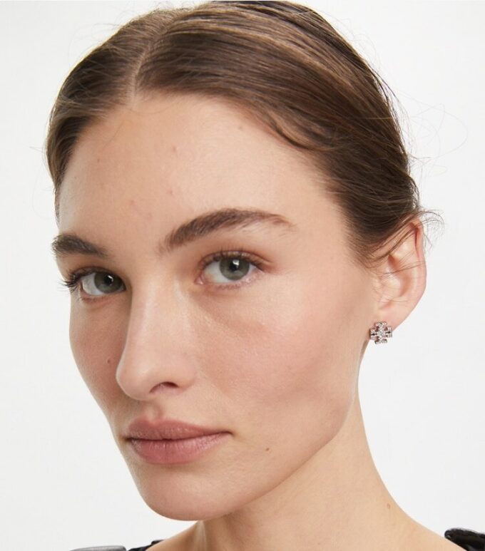 Icon Pavé Stud Küpeler