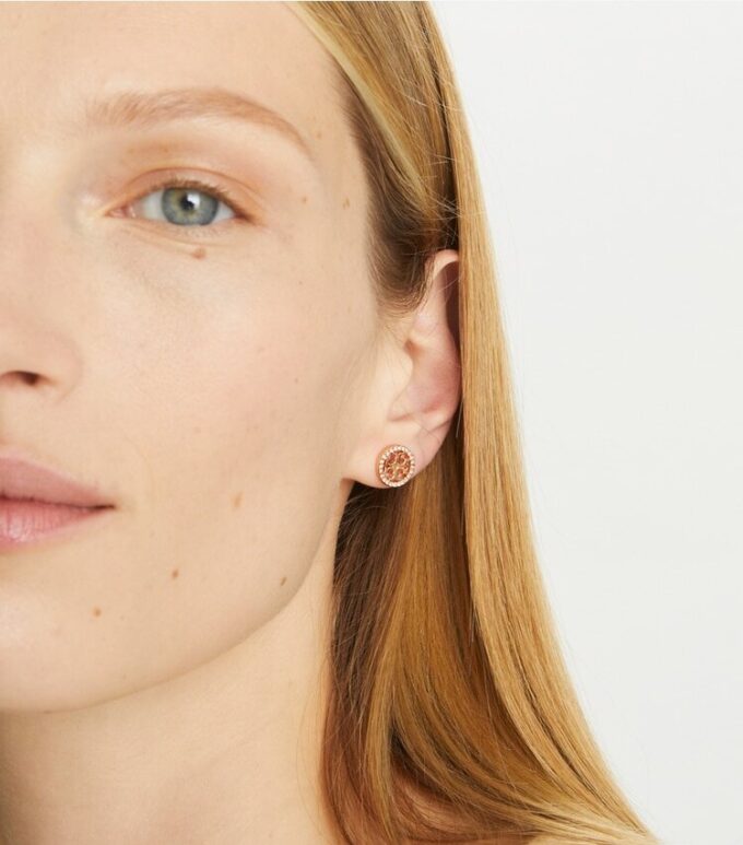 Icon Pavé Stud Küpeler