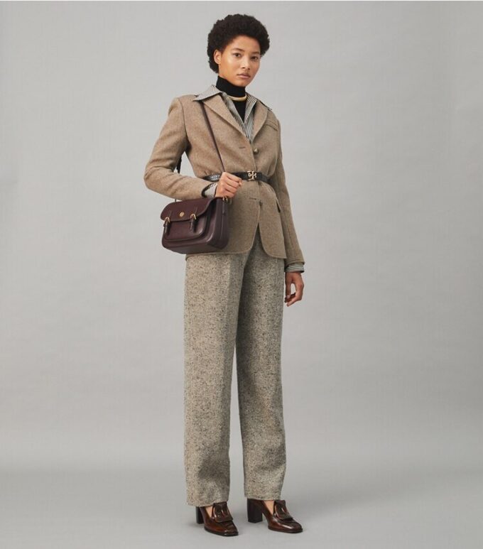 Çift Yüzlü Yün Blazer Çift Yüzlü Yün Blazer