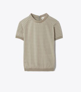 Çizgili Naylon Mockneck
