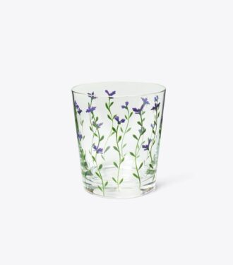 Jolie Fleur Çift Katlı Eski Moda Bardak, 4’lü Set