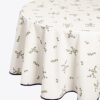 Jolie Fleur Yuvarlak Masa Örtüsü, 132″ Jolie Fleur Yuvarlak Masa Örtüsü, 132″
