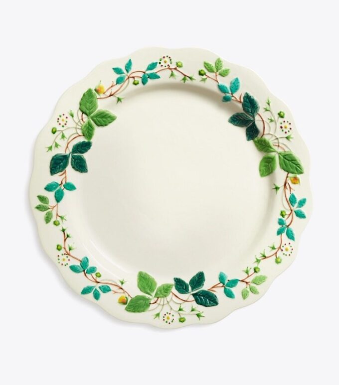 Kabartmalı Çiçekli Yemek Tabağı, 2’li Set Kabartmalı Çiçekli Yemek Tabağı, 2’li Set