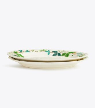 Kabartmalı Çiçekli Yemek Tabağı, 2’li Set Kabartmalı Çiçekli Yemek Tabağı, 2’li Set