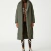 Kapitone Çift Taraflı Oversized Aşağı Ceket