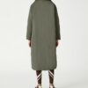 Kapitone Çift Taraflı Oversized Aşağı Ceket