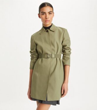 Kemerli Twill Ceket