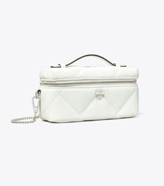 Kira Diamond Quilt Distressed Charm Vanity Case
