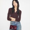 Kira Diamond Quilt Distressed Crossbody Kira Diamond Quilt Distressed Crossbody