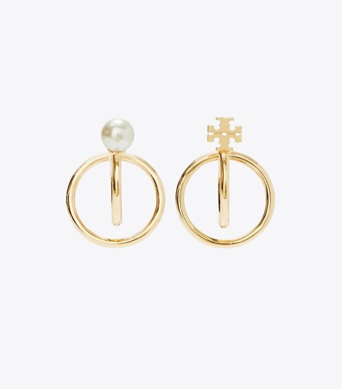 Kira İnci Çift Halka Küpe Kira İnci Çift Halka Küpe