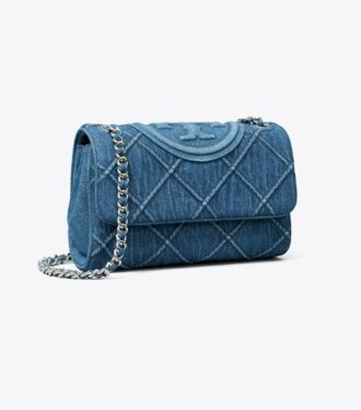 Küçük Fleming Yumuşak Denim Dönüştürülebilir Omuz Çantası