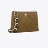 Küçük Kira Diamond Quilt Süet Omuz Çantası