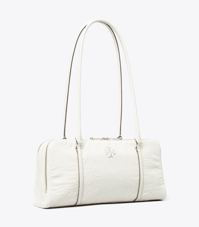 Küçük Kırışık Deri Marshmallow Satchel Küçük Kırışık Deri Marshmallow Satchel
