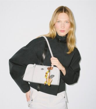 Küçük Kırışık Deri Marshmallow Satchel Küçük Kırışık Deri Marshmallow Satchel