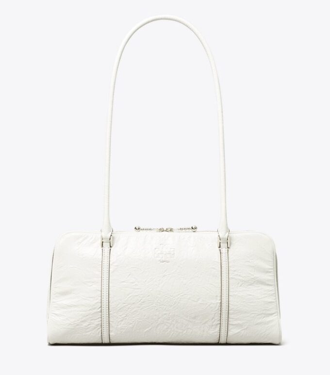 Küçük Kırışık Deri Marshmallow Satchel Küçük Kırışık Deri Marshmallow Satchel