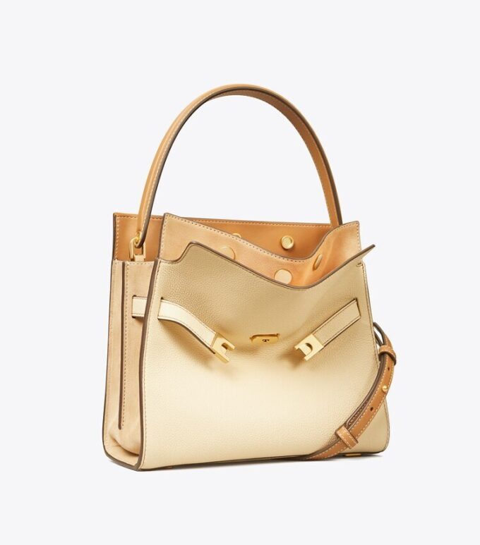 Küçük Lee Radziwill Çakıllı Çift Çanta Küçük Lee Radziwill Çakıllı Çift Çanta