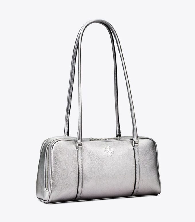 Küçük Metalik Marshmallow Satchel