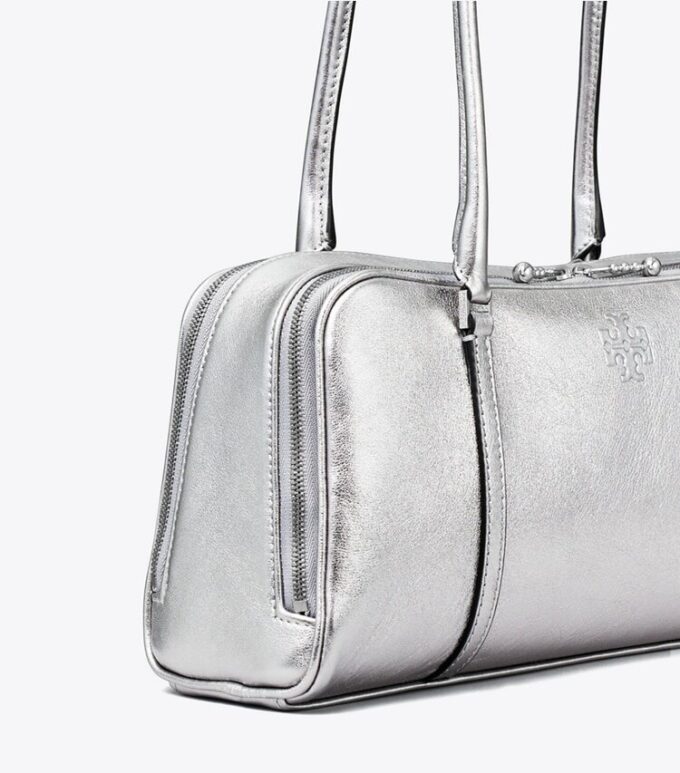 Küçük Metalik Marshmallow Satchel