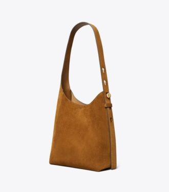 Küçük Romy Süet Hobo Çanta