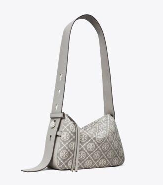 Küçük Romy T Monogram Omuz Çantası