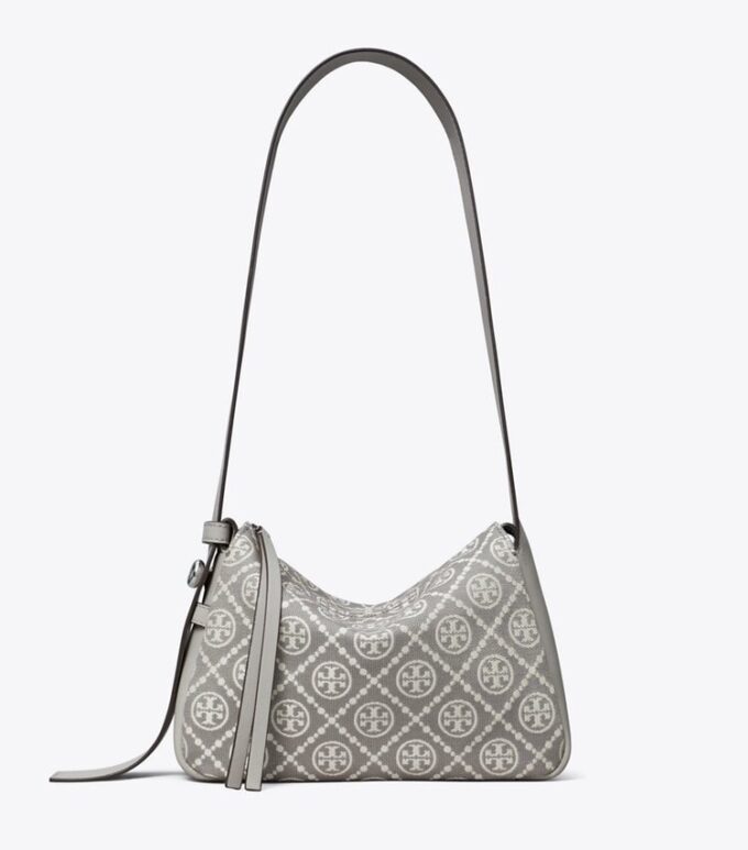 Küçük Romy T Monogram Omuz Çantası
