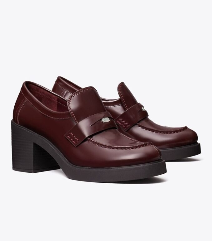 Klasik Topuklu Lug Loafer Klasik Topuklu Lug Loafer