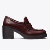 Klasik Topuklu Lug Loafer Klasik Topuklu Lug Loafer