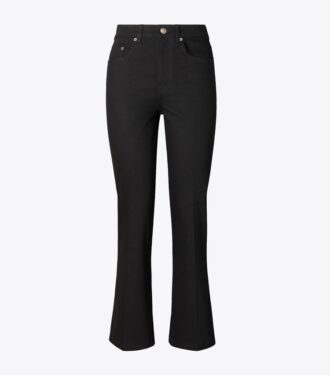Kısa Paça Flare Jean
