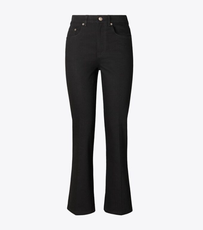 Kısa Paça Flare Jean Kısa Paça Flare Jean