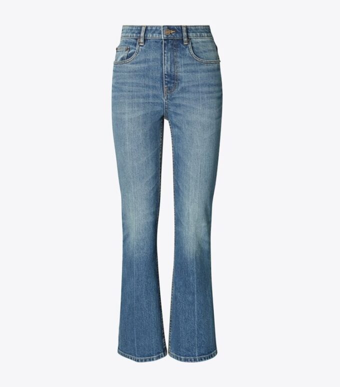 Kısa Paça Flare Jean Kısa Paça Flare Jean