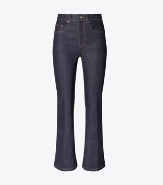 Kısa Paça Flare Jean